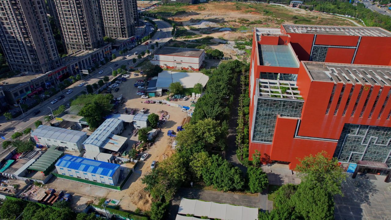 航拍福建省档案馆景观