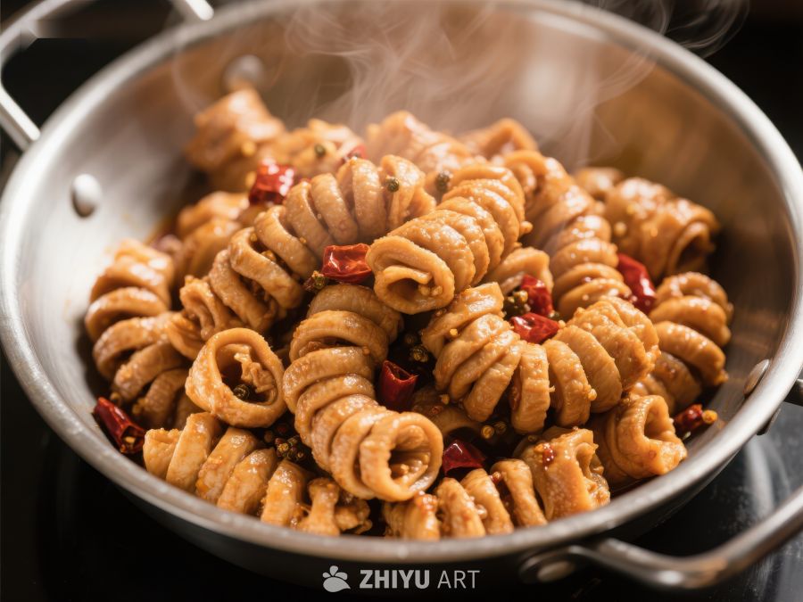 香辣脆肠热炒锅 1028