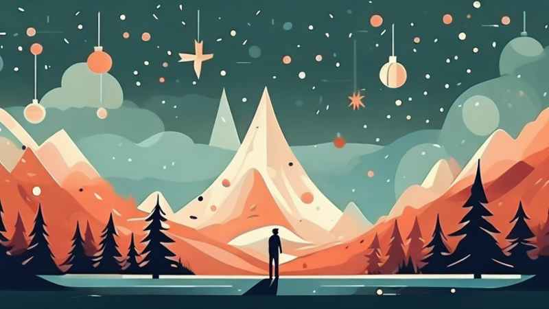 圣诞节插画背景图 75