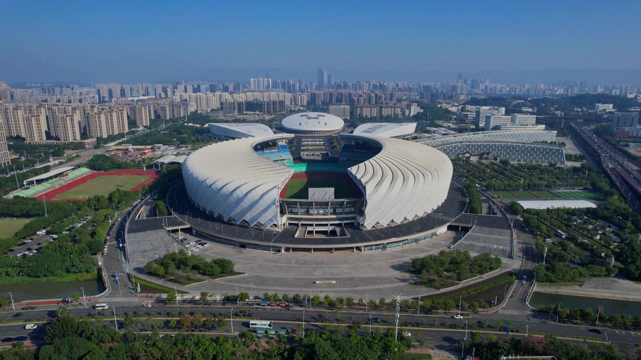 航拍福州海峡奥体中心 5