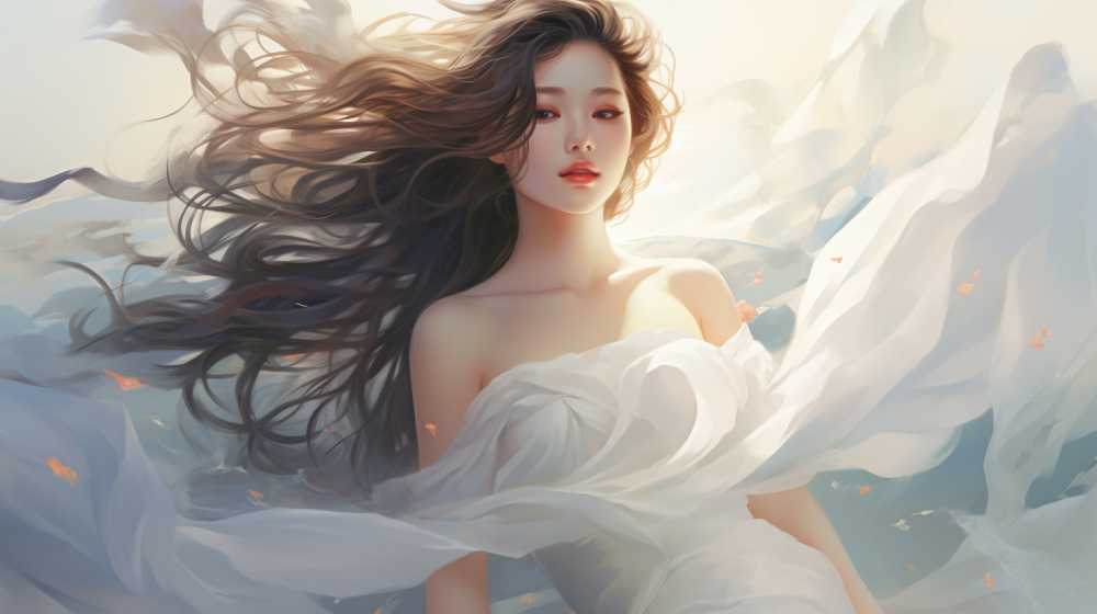 艺术浅白色唯美背景图99