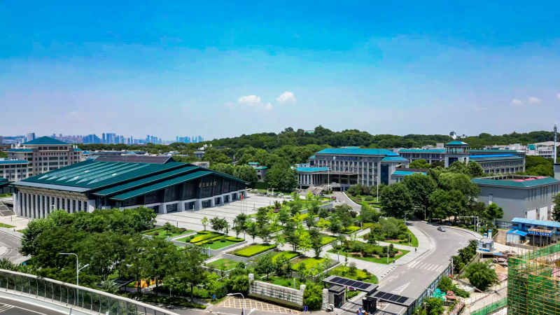 湖北武汉城市风光航拍摄影图