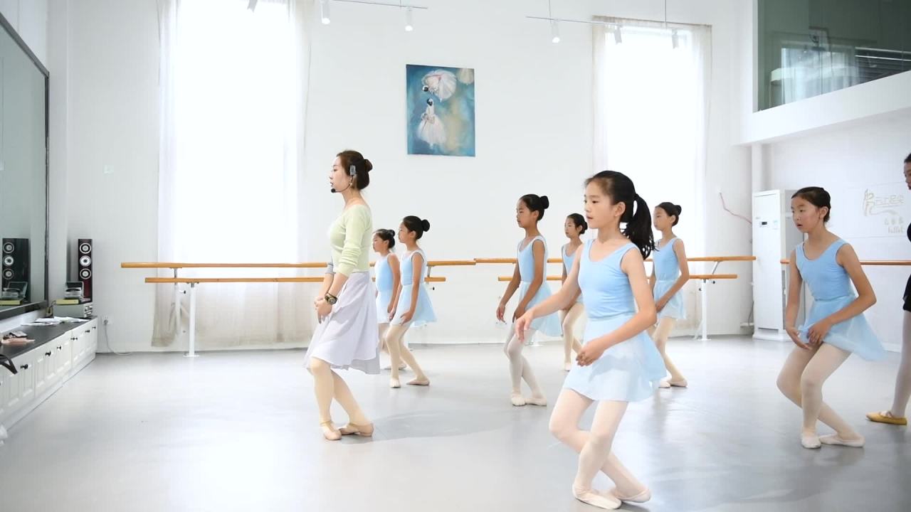儿童舞蹈培训小孩学跳芭蕾舞舞蹈