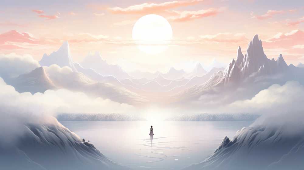 艺术浅白色唯美背景图99