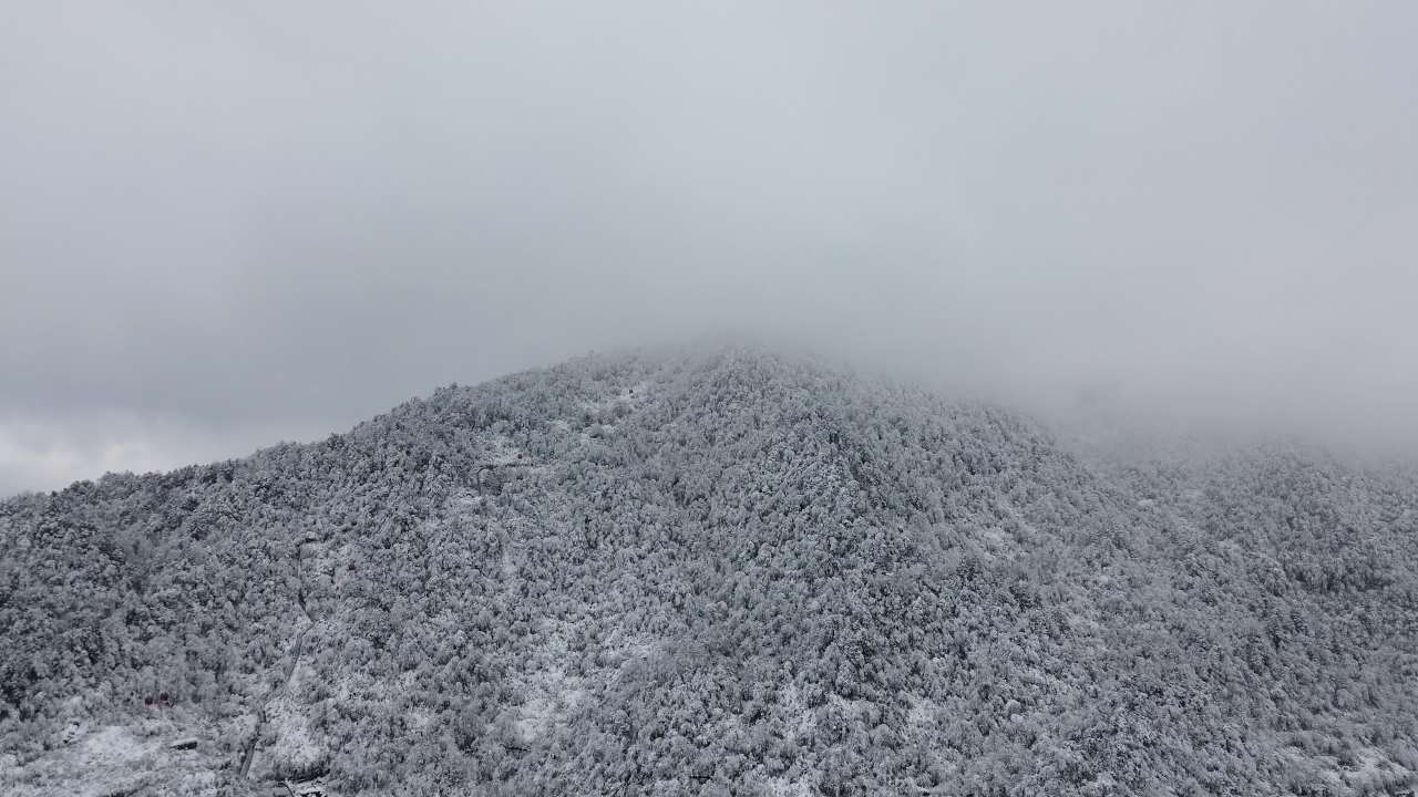 冬季瓦屋山航拍 3