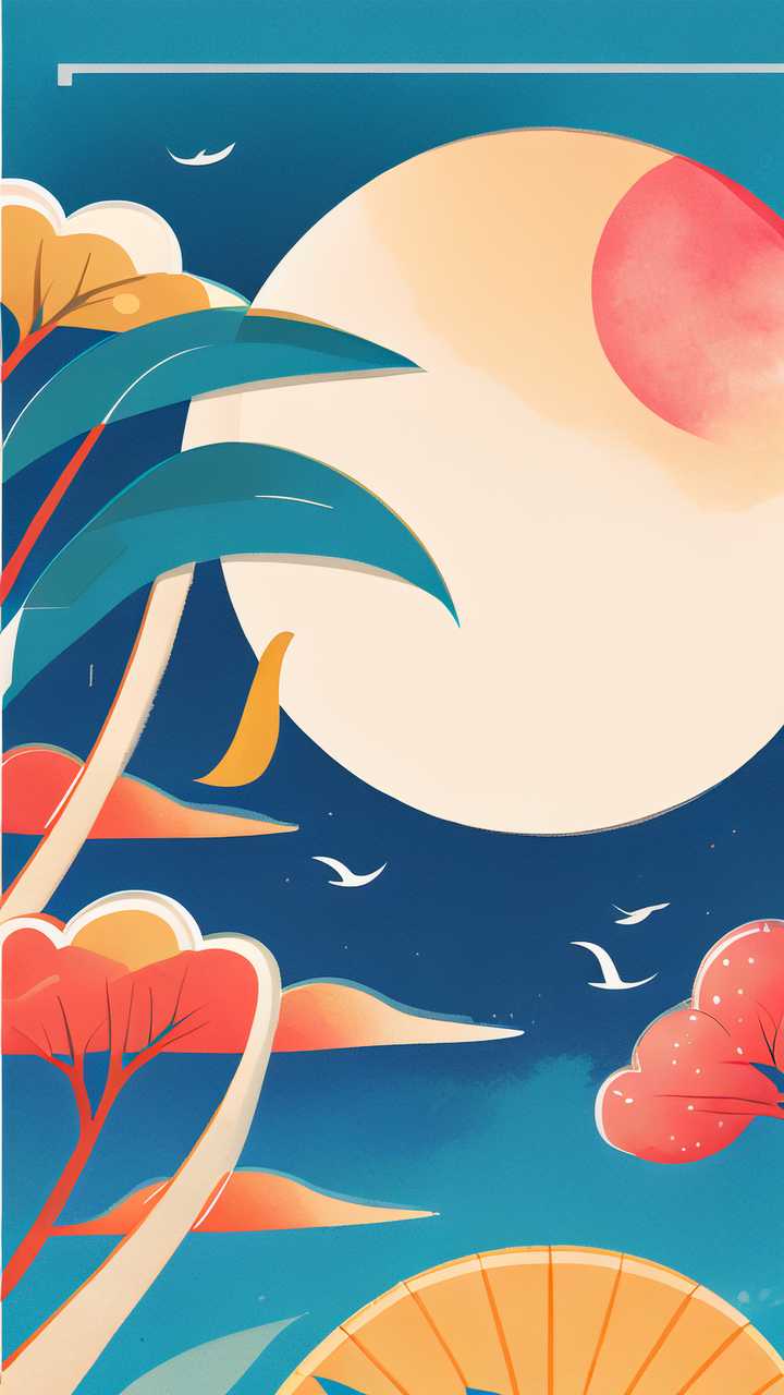 插画手绘夏季