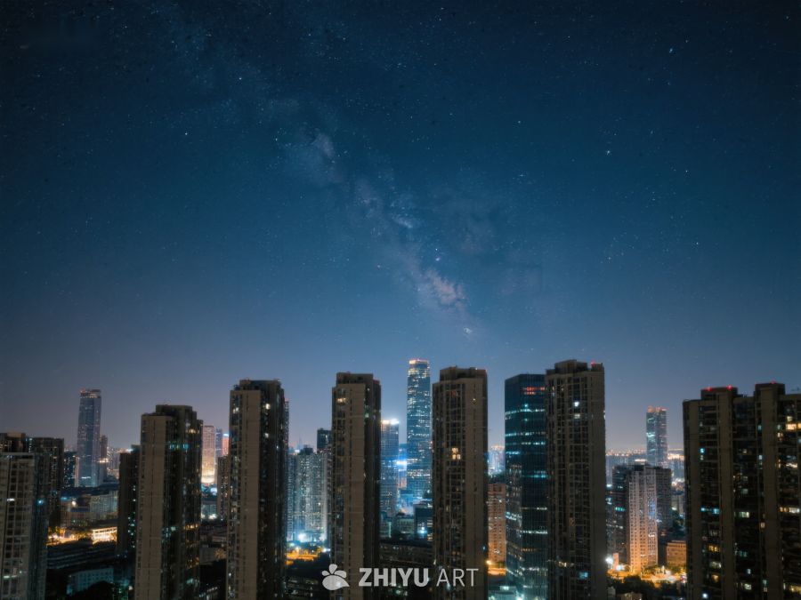 夜空下的城市剪影 293