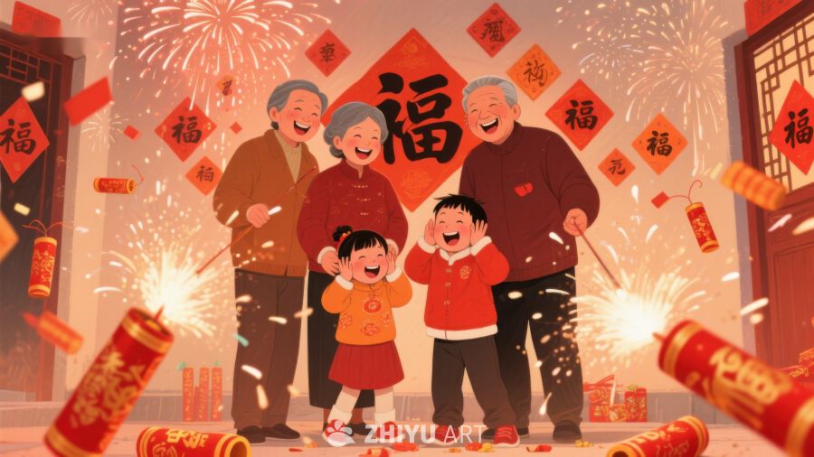 欢庆春节，家庭共聚 361