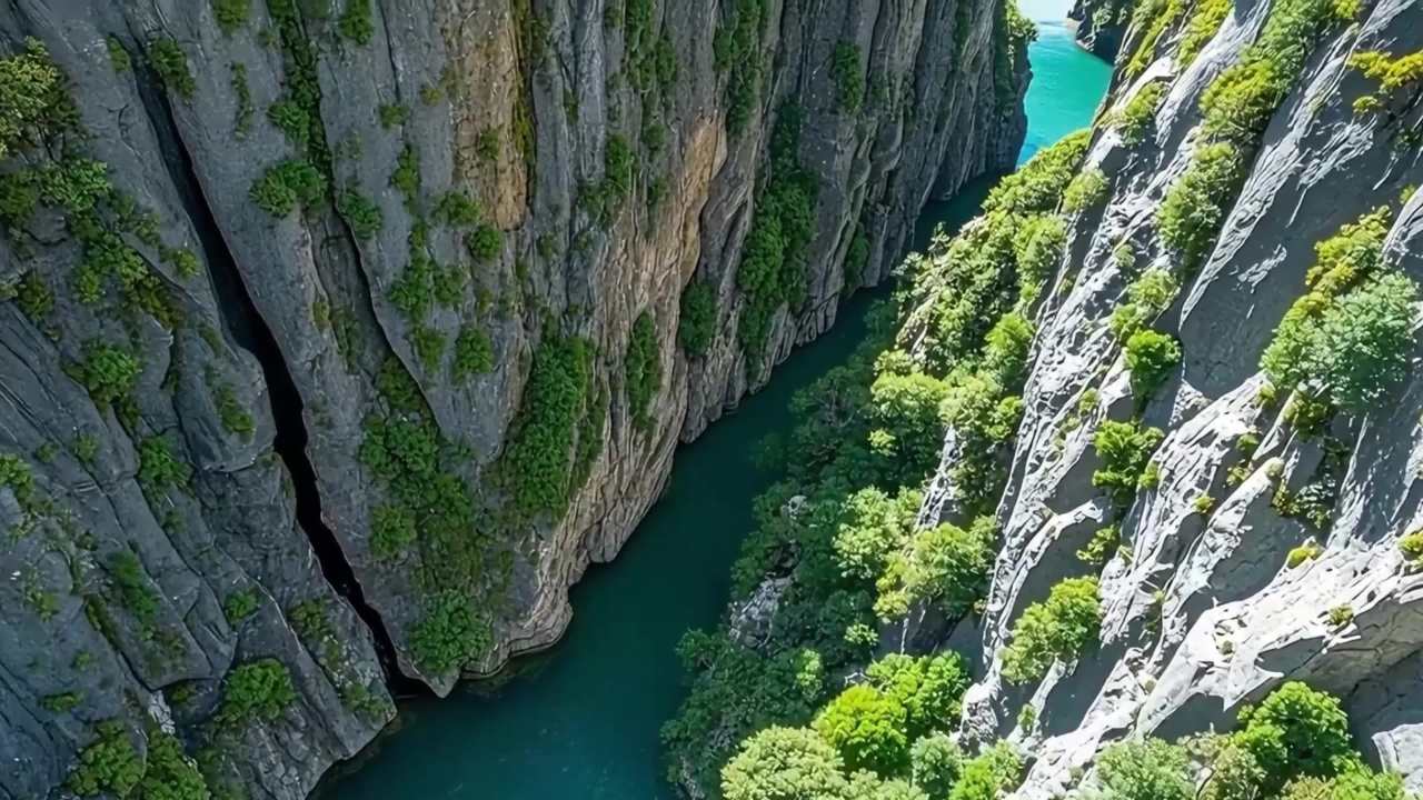 航拍山景
