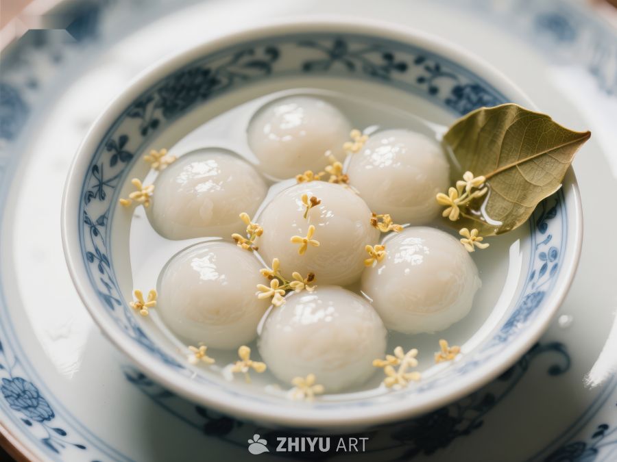 桂花汤圆，传统美食 142