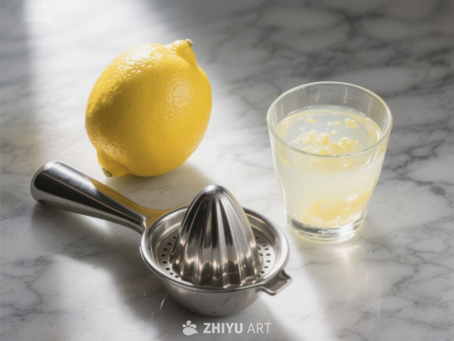 柠檬榨汁器与新鲜柠檬汁 251