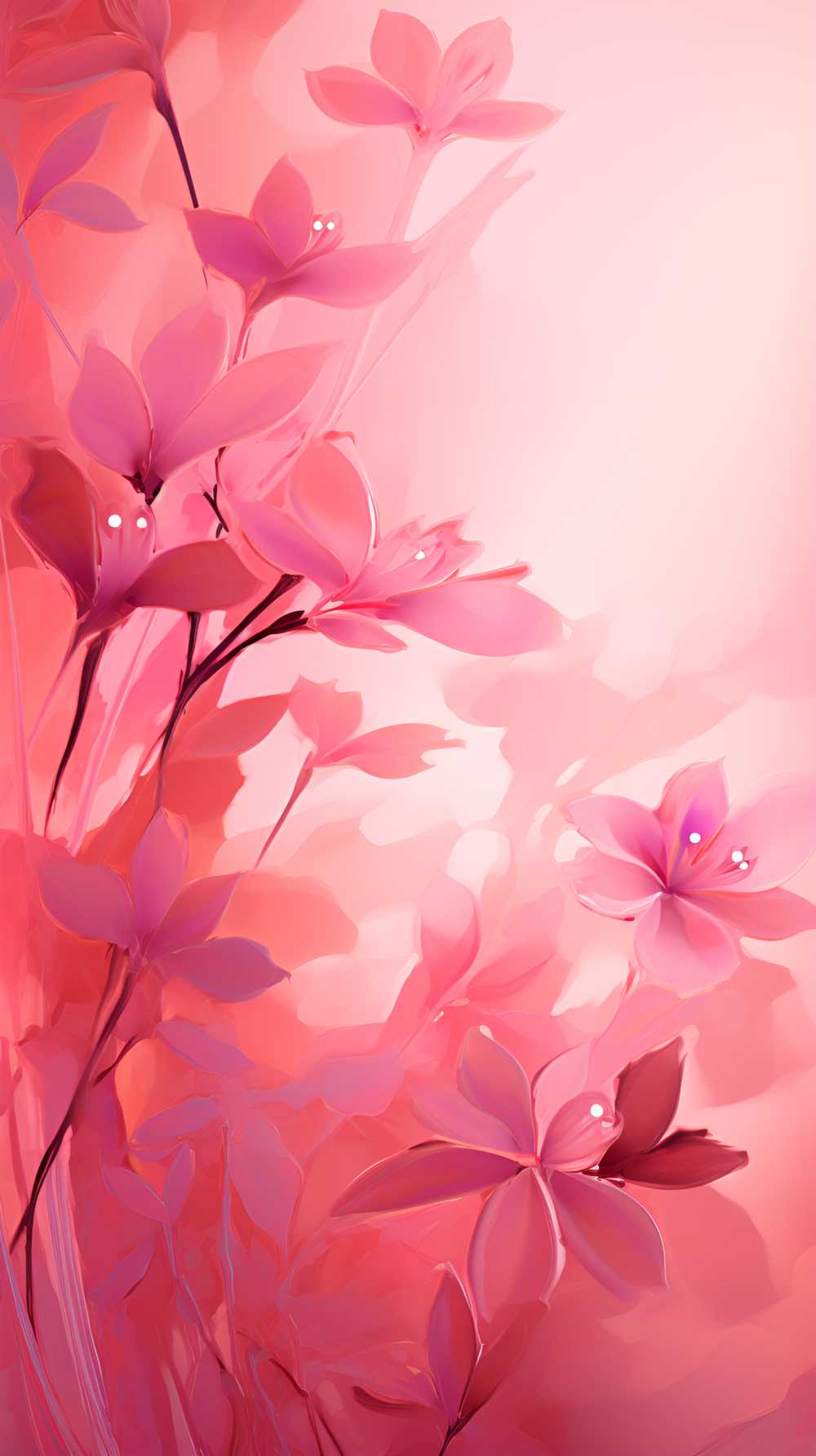 唯美粉红色的花摄影图