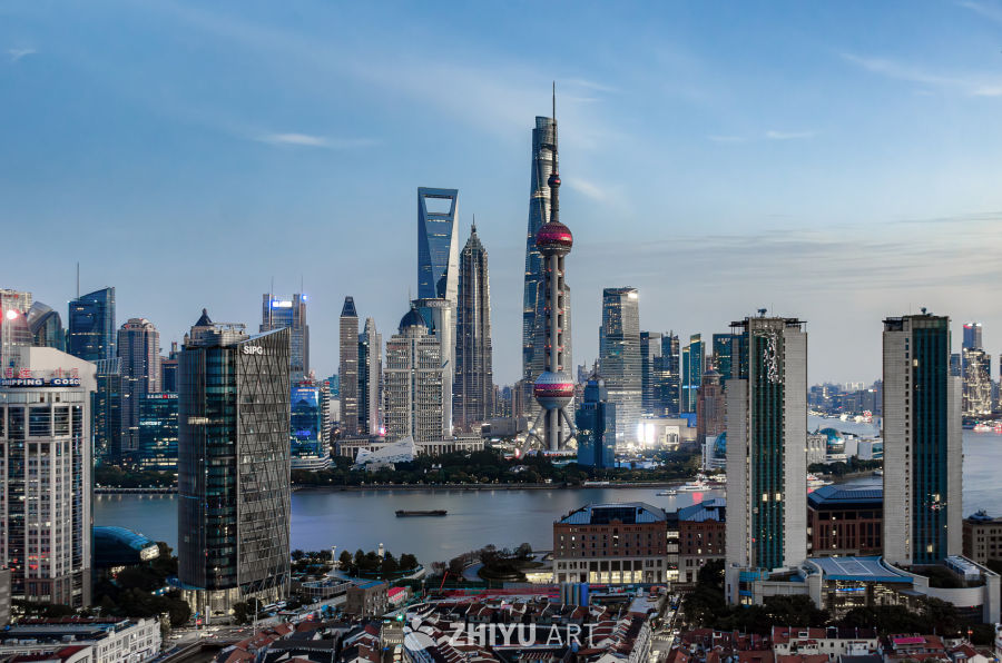 上海天际线夜景