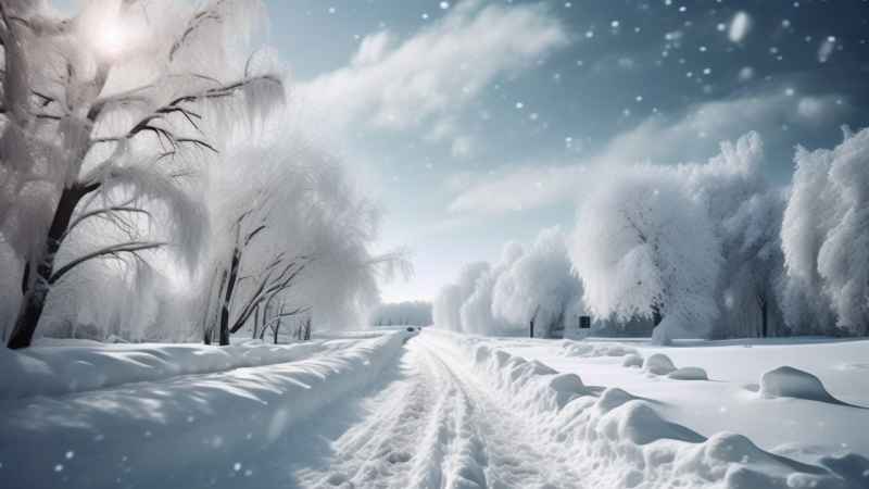 美丽冬季雪景 62