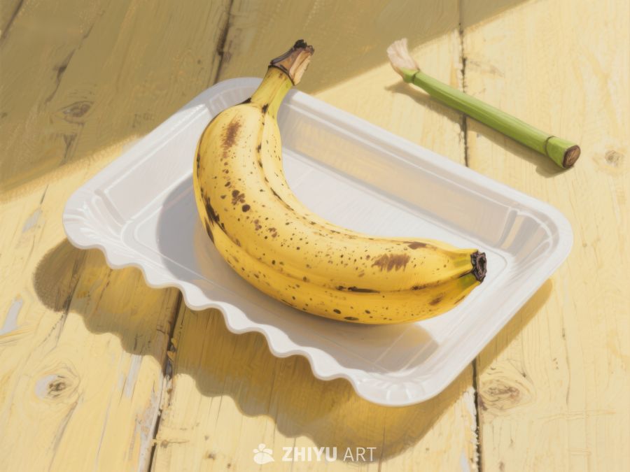 香蕉置于塑料盒中，旁有甘蔗 505