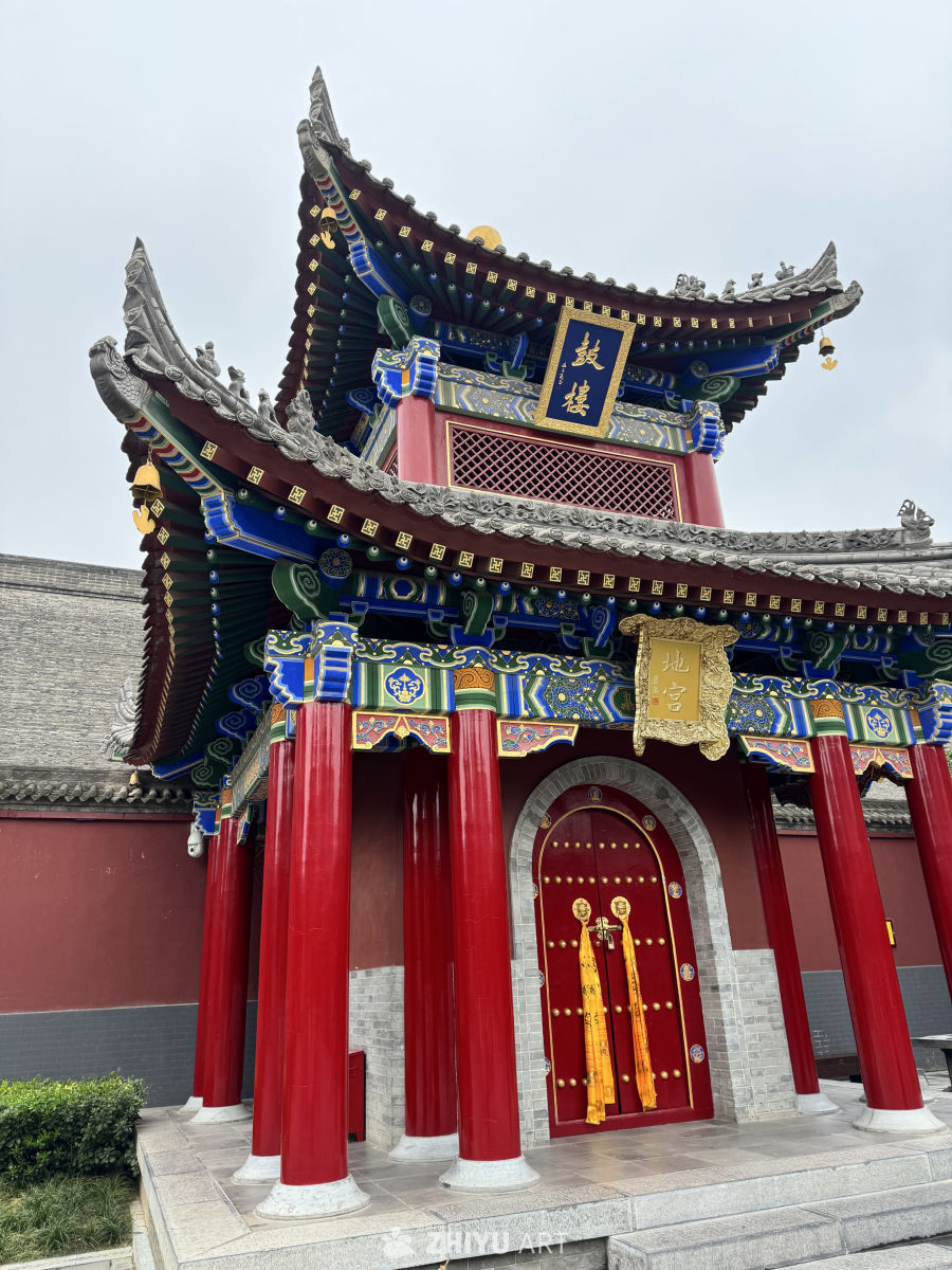 西安广仁寺 古城墙安远门 鼓楼