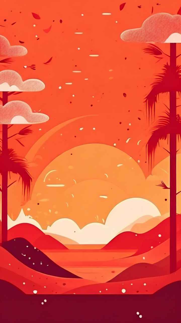 过年春节扭秧歌简约背景图 6