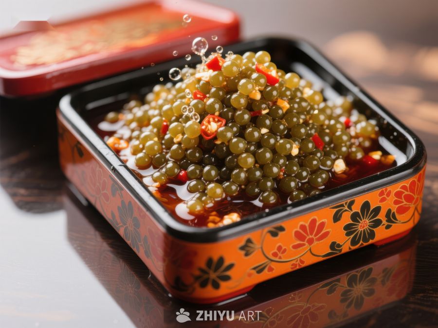 酸辣青豆美食特写 1421