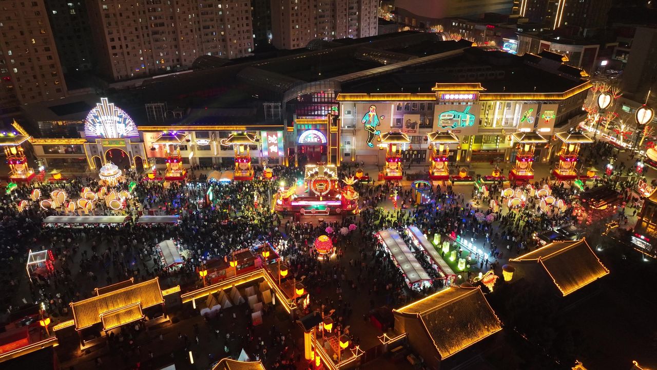 2023沈阳老北市场元宵灯会