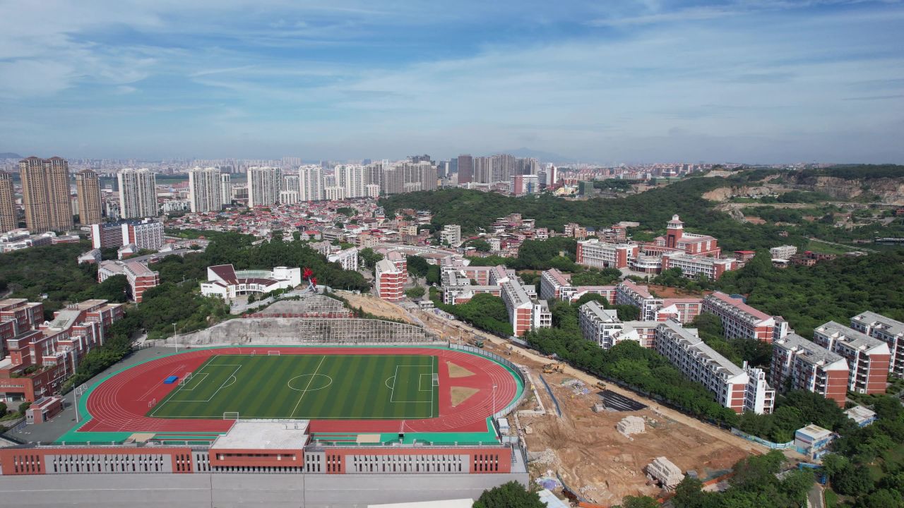 福建泉州城市风光地标建筑航拍