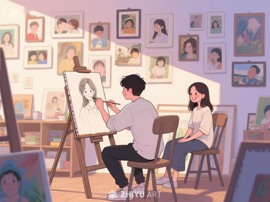 画室中的创作时光 381