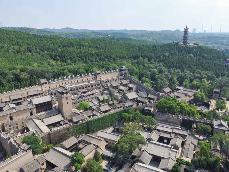航拍山西晋城古建风光 8