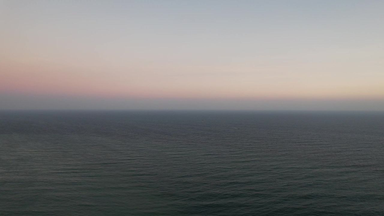 大海日落晚霞夕阳海浪