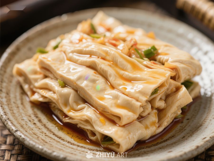 美味豆皮卷，酱汁淋漓，诱人食欲 997