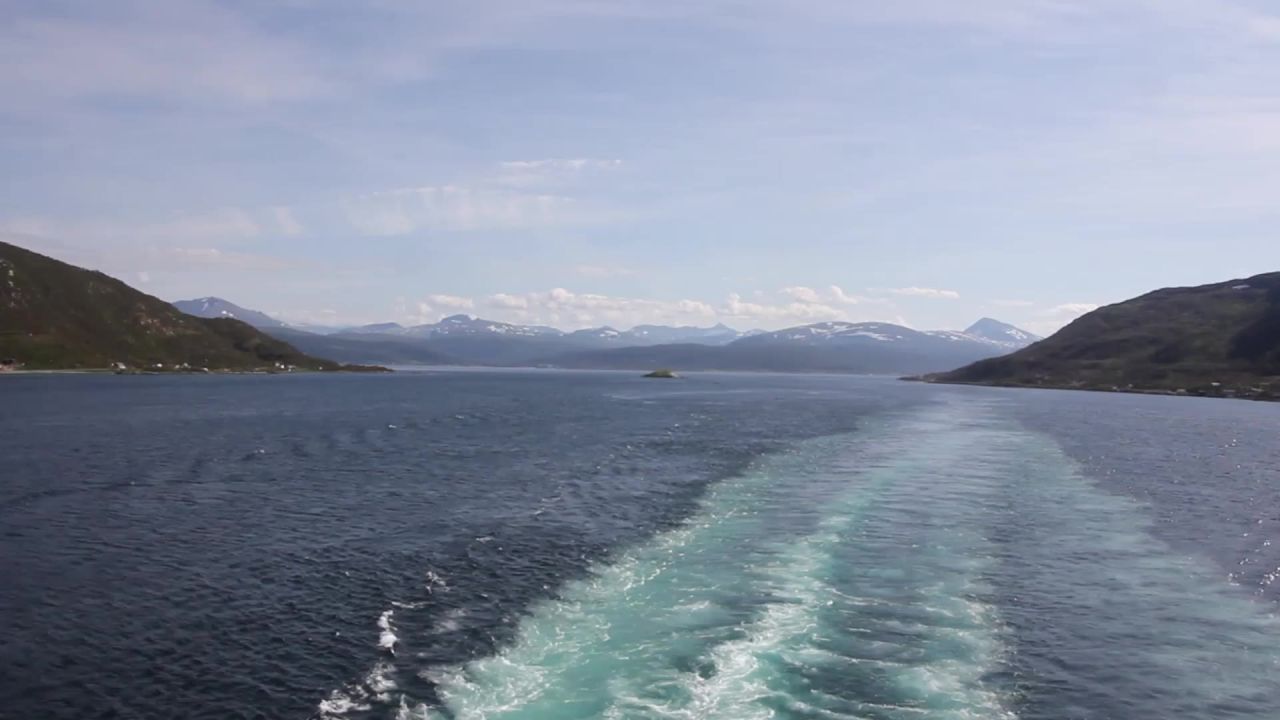 峡湾挪威巡航水船