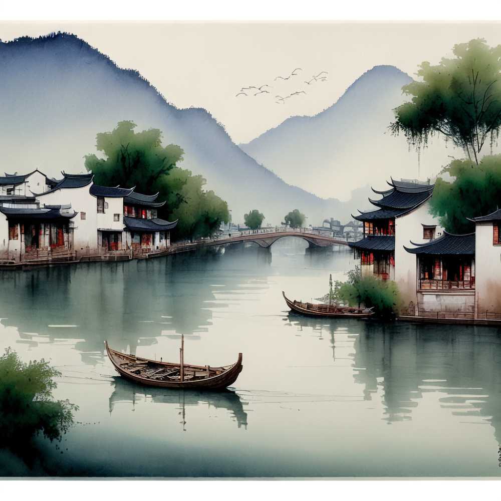 江南风格美景
