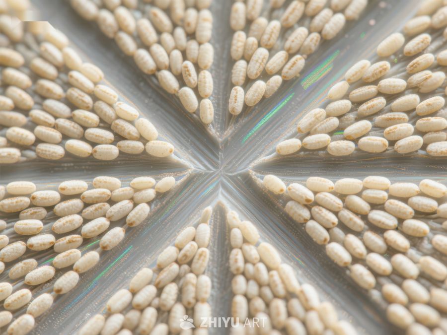 米粒排列成星形图案 289