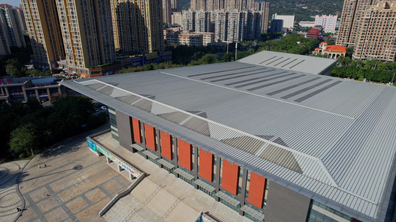 航拍福州马尾体育馆 3