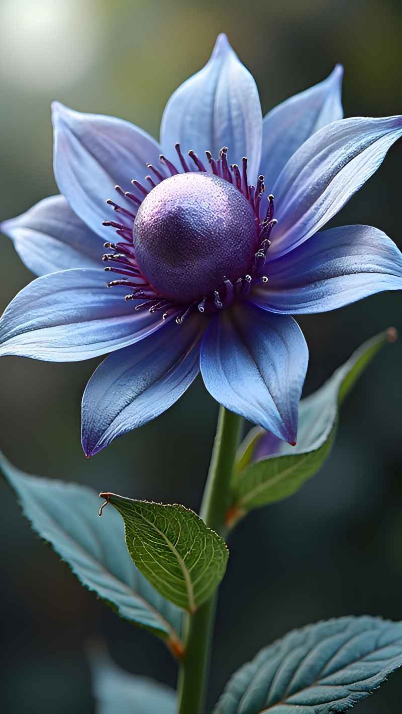  未来主义风格的花卉，如同来自外星球 13