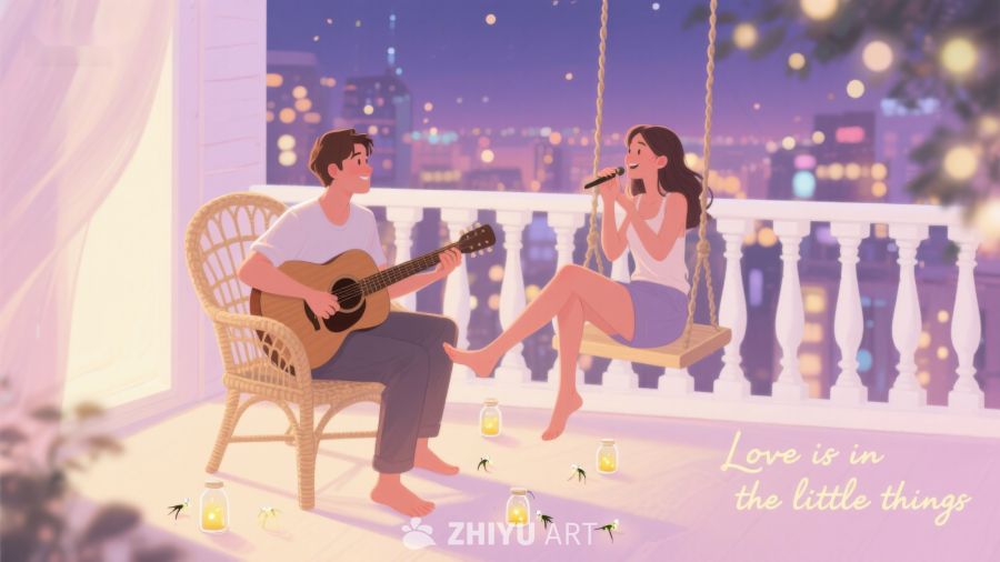 阳台上的浪漫夜晚 552