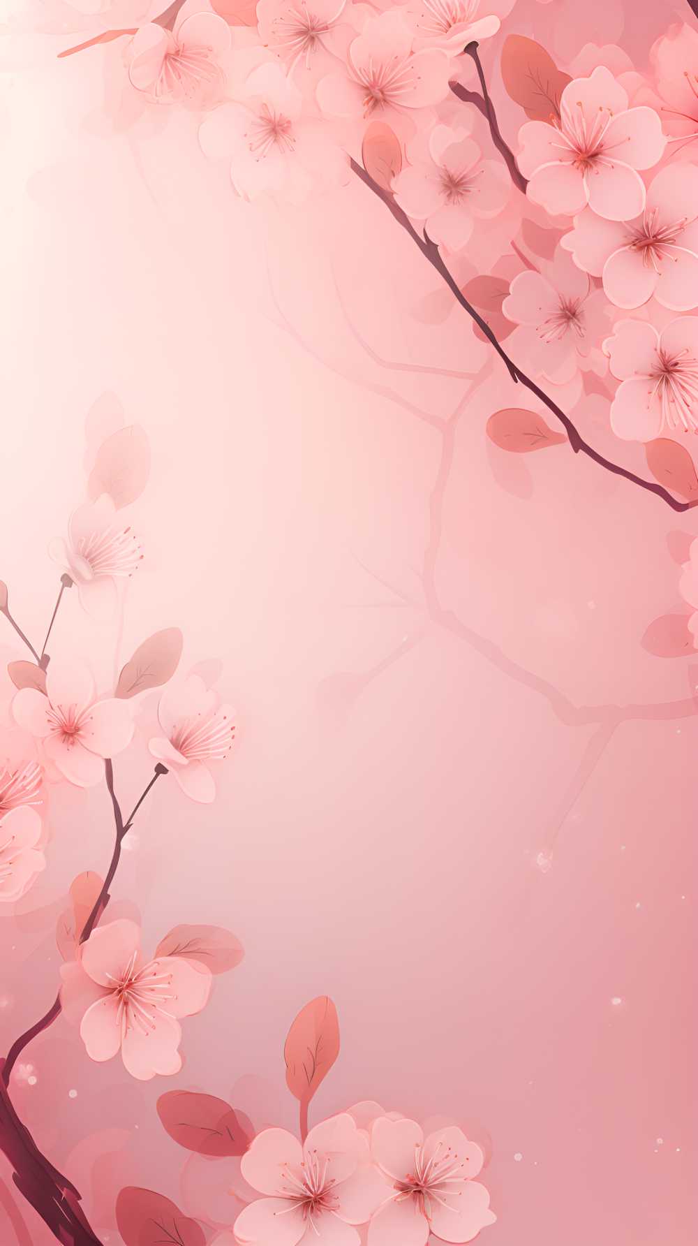 唯美粉红色的花摄影图