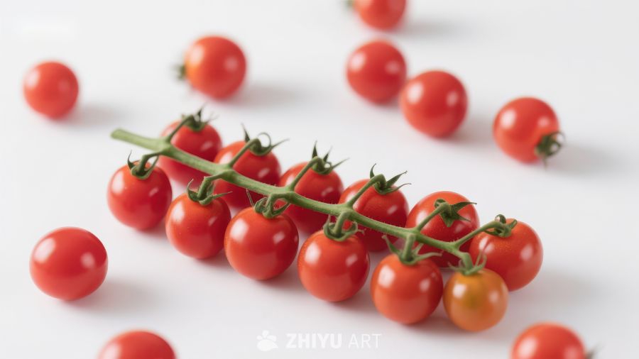 新鲜樱桃番茄串