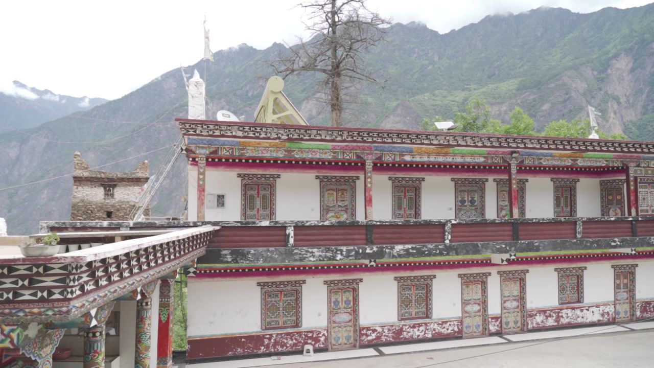 藏族风格的建筑