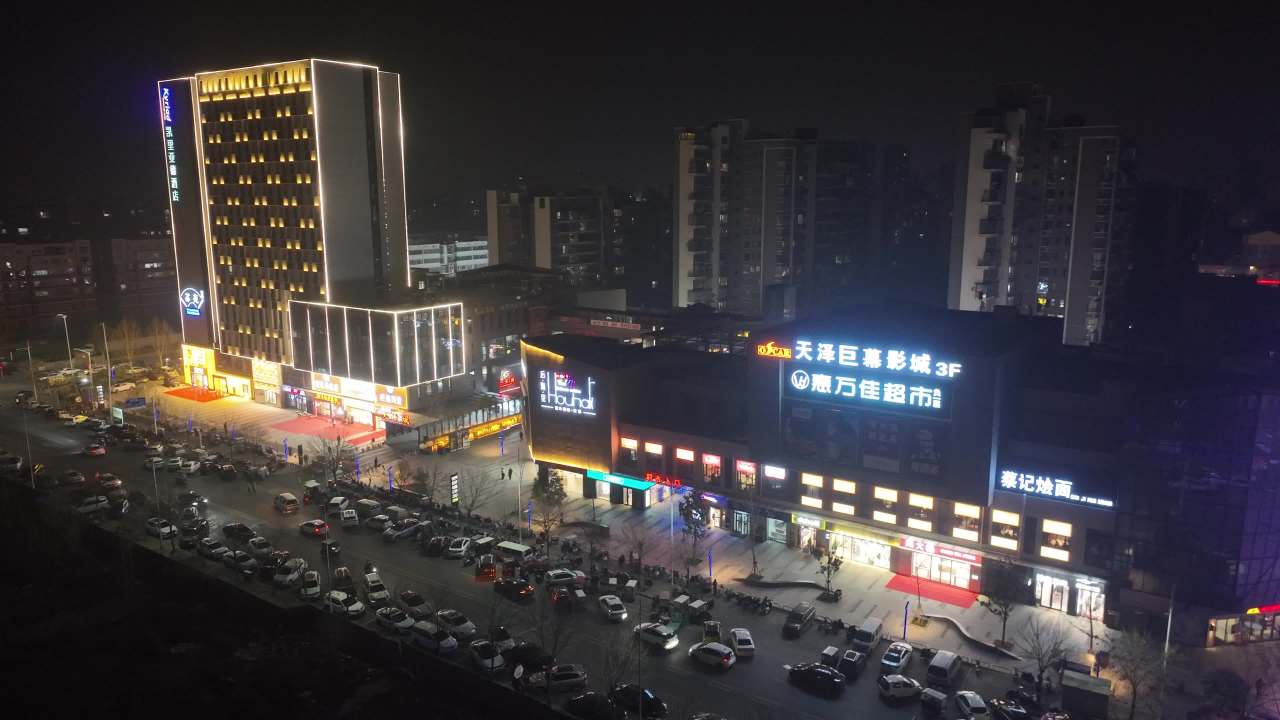 繁华都市夜景