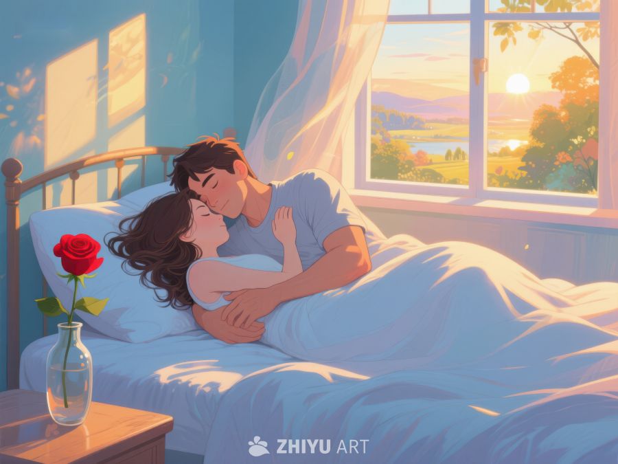 晨光中的甜蜜拥抱 13