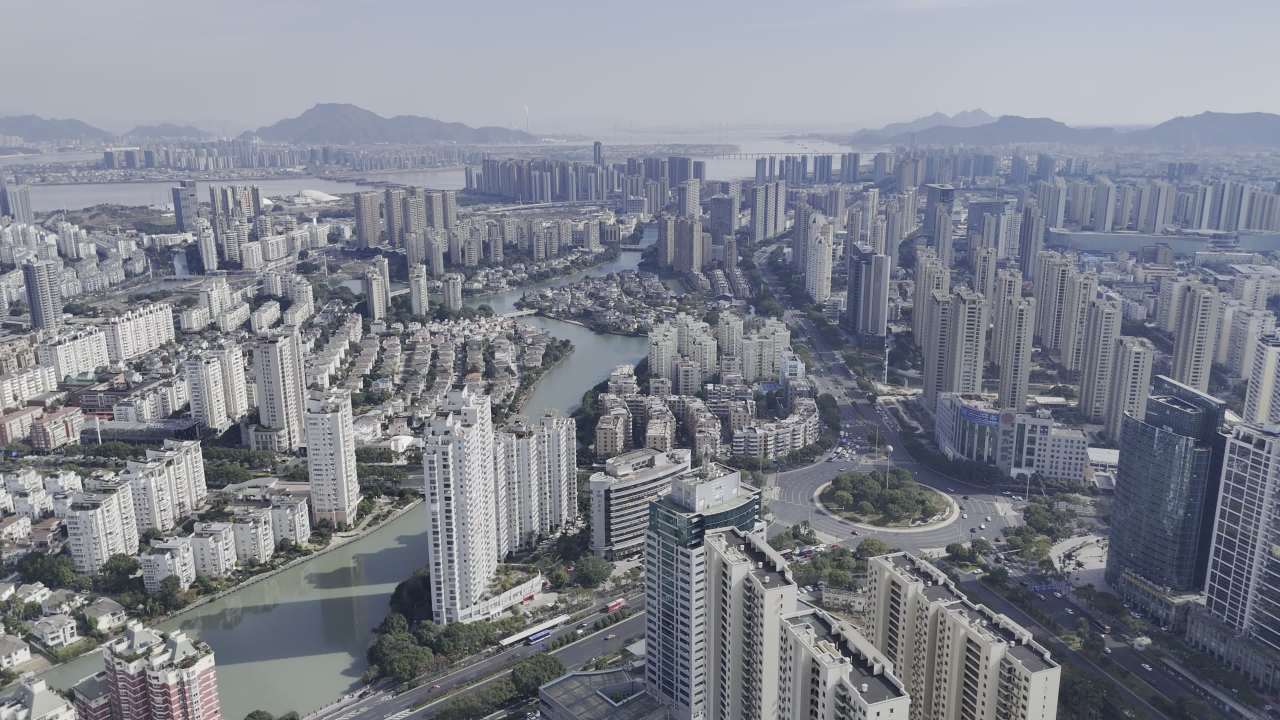 温州新城航拍素材 19