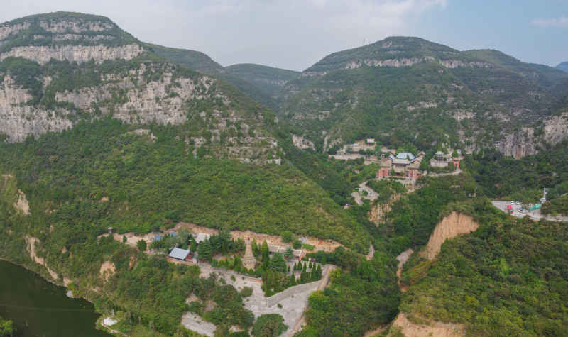 航拍山西晋城古建风光 36