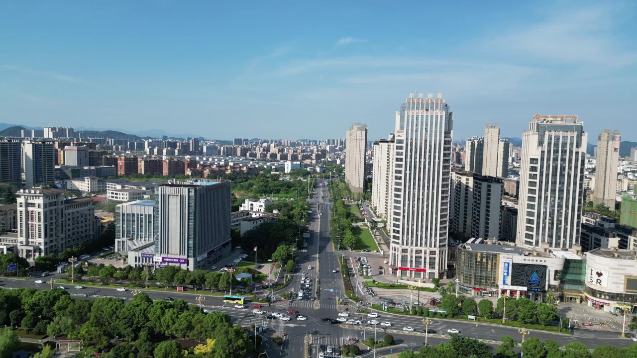  航拍江西上饶星河国际