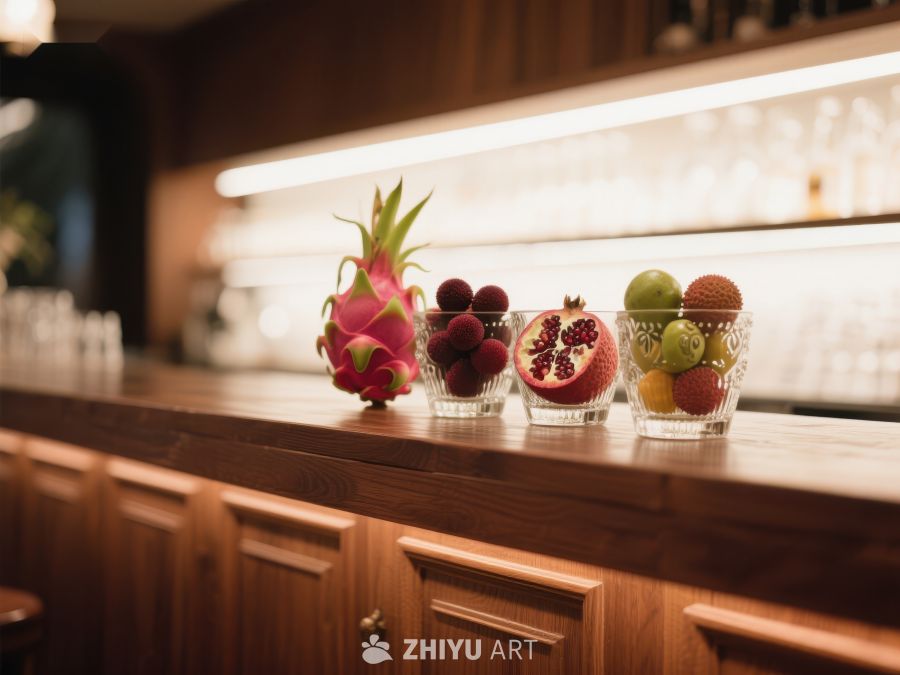 厨房吧台上的新鲜水果 107