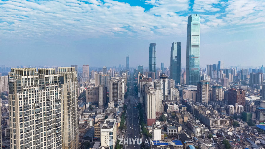 现代都市的繁华与宁静