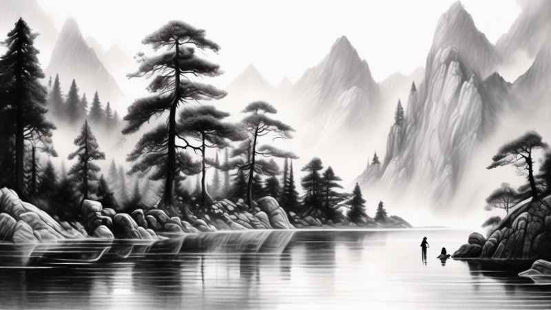 山水风景插画 13