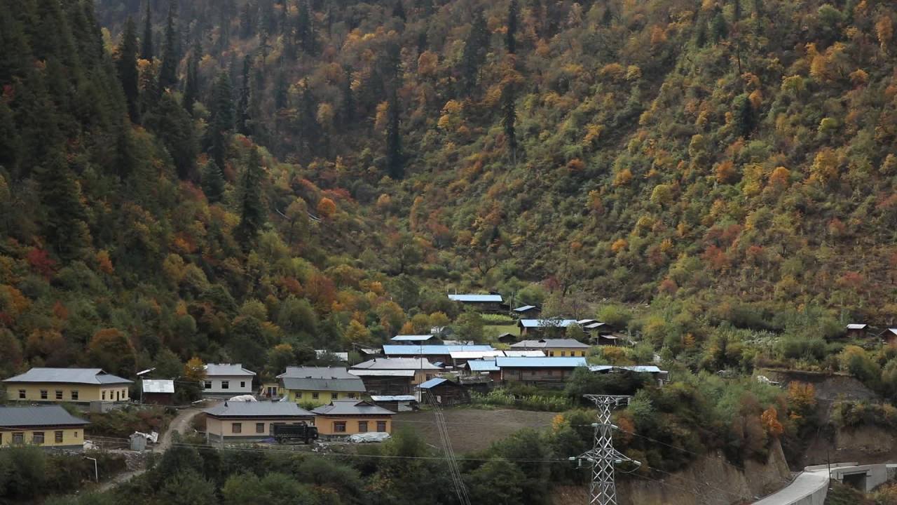 大山里的景色