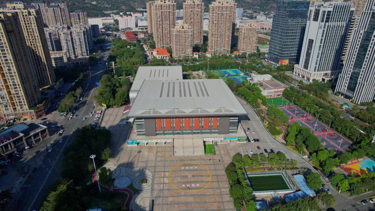 航拍福州马尾体育馆 7
