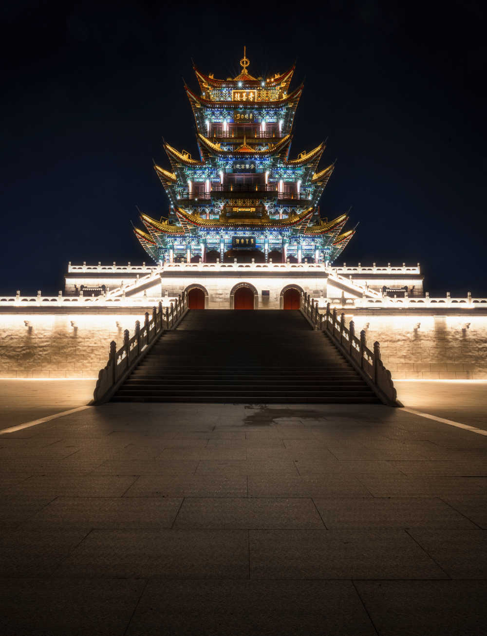 孝善楼夜景