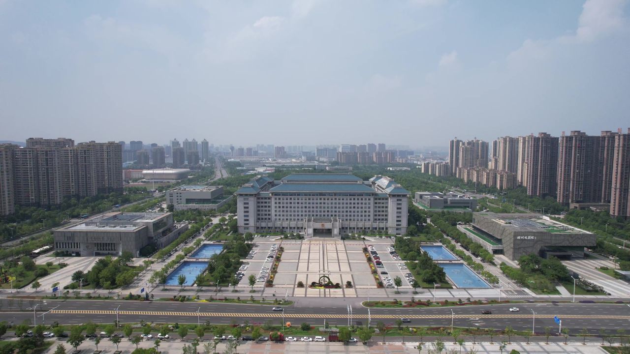 安徽滁州城市建设航拍 