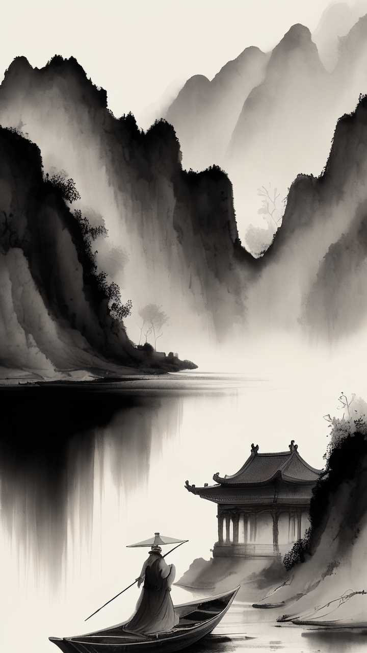 山水画插画